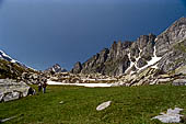 Alpe Veglia - Lungo il percorso scendendo dal Lago del Bianco. 